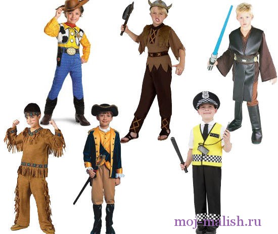 Детские новогодние костюмы для мальчиков