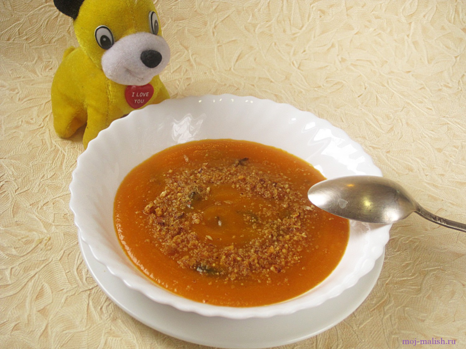 Детский суп из тыквы